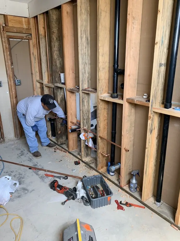 Commercial rough-in plumbing for Gas Line Repair in Cocoa West